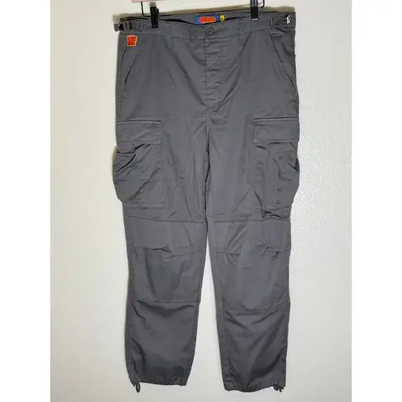 Empyre Baggy Cargo Pants Men’s 32 Adjustable Loose fit Workwear Skate Streetwear - Picture 4 of 12